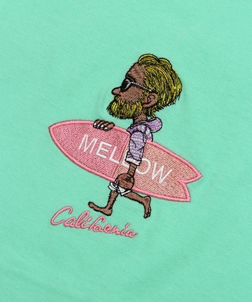 MELLOW（メロー）の「Mr.MARVIE SS TEE（Tシャツ/カットソー・メンズ・ブラック/ホワイト/グリーン/ピンク・M/L/XL）」の12枚目の写真