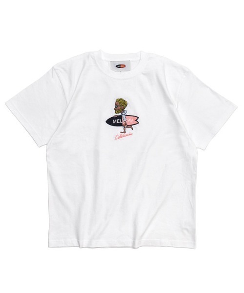 MELLOW（メロー）の「Mr.MARVIE SS TEE（Tシャツ/カットソー・メンズ・ブラック/ホワイト/グリーン/ピンク・M/L/XL）」の16枚目の写真
