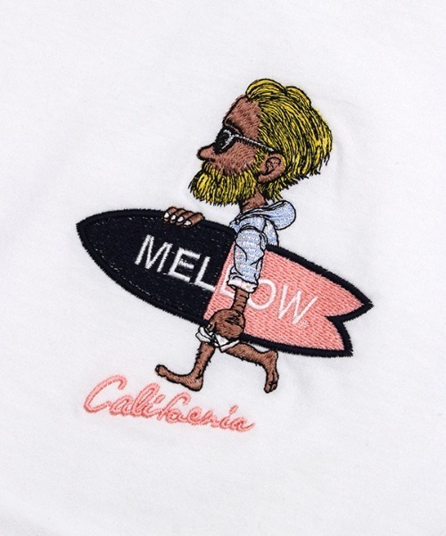 MELLOW（メロー）の「Mr.MARVIE SS TEE（Tシャツ/カットソー・メンズ・ブラック/ホワイト/グリーン/ピンク・M/L/XL）」の17枚目の写真