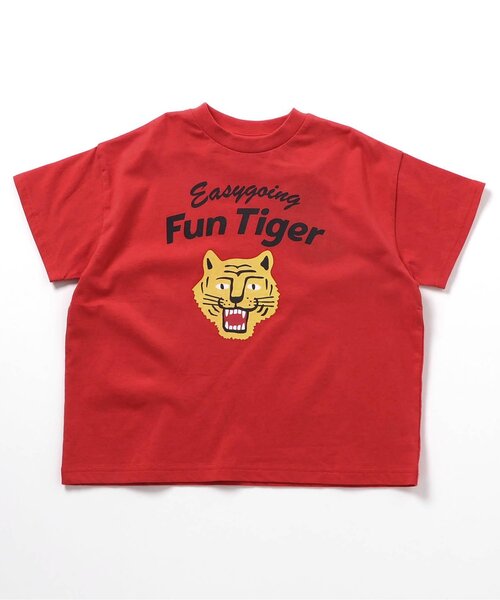 BREEZE(ブリーズ)の「【WEB限定/ジュニア対応】カラバリプリント半袖Tシャツ(Tシャツ/カットソー・キッズ・パープル/ブラウン/ブラック/アイボリー/ターコイズブルー/スカイブルー/ベージュ/レッド/ピンク/サックスブルー/オフホワイト/ネイビー/ベビーピンク/チャコール/グリーン/ミント/オレンジ/ブルー/イエロー・90/130/140/150/100/110/120)」の18枚目の写真