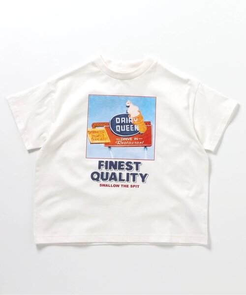 BREEZE(ブリーズ)の「【WEB限定/ジュニア対応】カラバリプリント半袖Tシャツ(Tシャツ/カットソー・キッズ・パープル/ブラウン/ブラック/アイボリー/ターコイズブルー/スカイブルー/ベージュ/レッド/ピンク/サックスブルー/オフホワイト/ネイビー/ベビーピンク/チャコール/グリーン/ミント/オレンジ/ブルー/イエロー・90/130/140/150/100/110/120)」の2枚目の写真