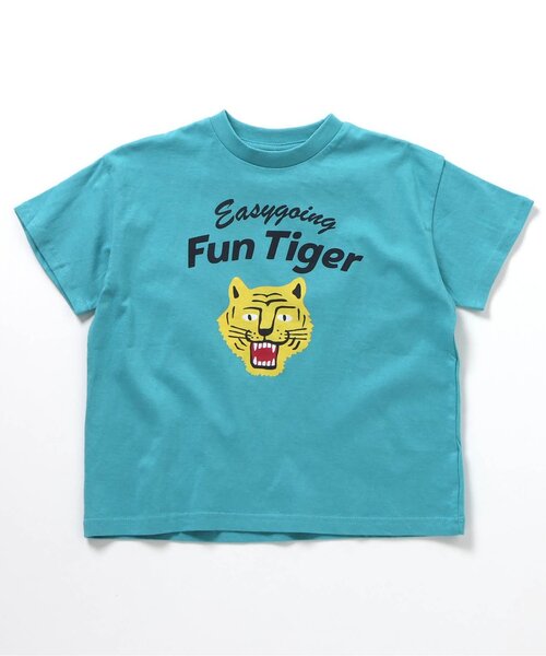 BREEZE(ブリーズ)の「【WEB限定/ジュニア対応】カラバリプリント半袖Tシャツ(Tシャツ/カットソー・キッズ・パープル/ブラウン/ブラック/アイボリー/ターコイズブルー/スカイブルー/ベージュ/レッド/ピンク/サックスブルー/オフホワイト/ネイビー/ベビーピンク/チャコール/グリーン/ミント/オレンジ/ブルー/イエロー・90/130/140/150/100/110/120)」の13枚目の写真