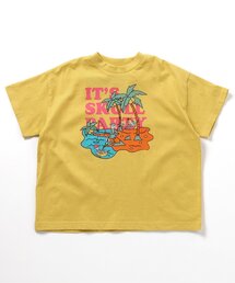 イエロー Tシャツ バックプリント プリントTシャツ - イエロー | ZARA Japan / 日本