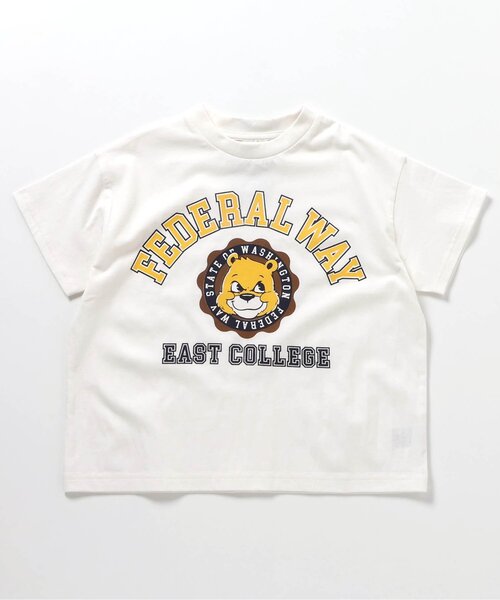 BREEZE(ブリーズ)の「【WEB限定/ジュニア対応】カラバリプリント半袖Tシャツ(Tシャツ/カットソー・キッズ・パープル/ブラウン/ブラック/アイボリー/ターコイズブルー/スカイブルー/ベージュ/レッド/ピンク/サックスブルー/オフホワイト/ネイビー/ベビーピンク/チャコール/グリーン/ミント/オレンジ/ブルー/イエロー・90/130/140/150/100/110/120)」の3枚目の写真