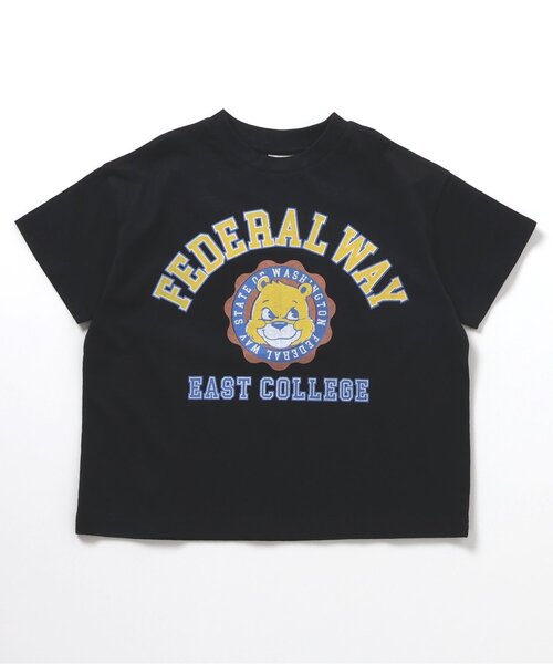 BREEZE(ブリーズ)の「【WEB限定/ジュニア対応】カラバリプリント半袖Tシャツ(Tシャツ/カットソー・キッズ・パープル/ブラウン/ブラック/アイボリー/ターコイズブルー/スカイブルー/ベージュ/レッド/ピンク/サックスブルー/オフホワイト/ネイビー/ベビーピンク/チャコール/グリーン/ミント/オレンジ/ブルー/イエロー・90/130/140/150/100/110/120)」の4枚目の写真