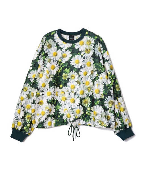 NON TOKYO（ノントーキョー）の「PRINT FLEECE PULLOVER TOP（スウェット・レディース・ピンク/ホワイト×グリーン/ホワイト×ブルー・FREE）」の13枚目の写真