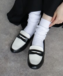 【U.S. POLO ASSN./ユーエスポロアッスン】クラシックフラットローファー