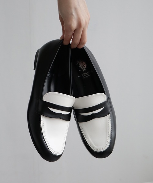 U.S. POLO ASSN.(ユーエスポロアッスン)の「【U.S. POLO ASSN./ユーエスポロアッスン】クラシックフラットローファー(ローファー・レディース・ブラック/ブラック×ホワイト/ダークブラウン・S/M/L)」の16枚目の写真
