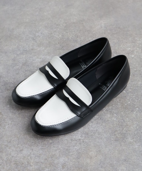U.S. POLO ASSN.(ユーエスポロアッスン)の「【U.S. POLO ASSN./ユーエスポロアッスン】クラシックフラットローファー(ローファー・レディース・ブラック/ブラック×ホワイト/ダークブラウン・S/M/L)」の17枚目の写真