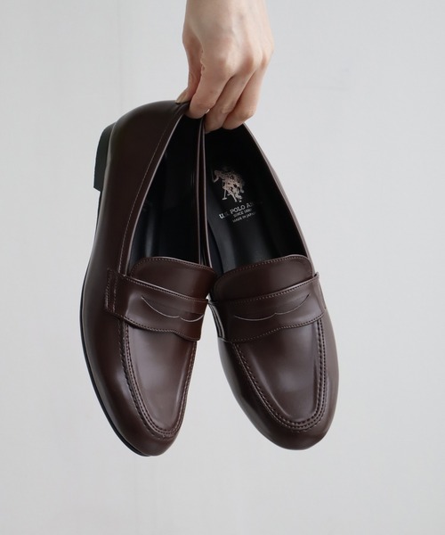 U.S. POLO ASSN.(ユーエスポロアッスン)の「【U.S. POLO ASSN./ユーエスポロアッスン】クラシックフラットローファー(ローファー・レディース・ブラック/ブラック×ホワイト/ダークブラウン・S/M/L)」の22枚目の写真