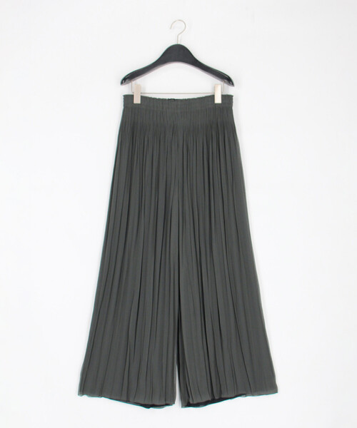 K.T KIYOKO TAKASE(キヨコタカセ)の「シフォン×シャンブレーカッセン リバーシブルパンツ(その他パンツ・レディース・グリーン/ブラック/チャコール/ネイビー/グリーン系その他/グレー系その他2・9号/7号)」の6枚目の写真