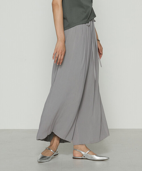 K.T KIYOKO TAKASE(キヨコタカセ)の「シフォン×シャンブレーカッセン リバーシブルパンツ(その他パンツ・レディース・グリーン/ブラック/チャコール/ネイビー/グリーン系その他/グレー系その他2・9号/7号)」の22枚目の写真