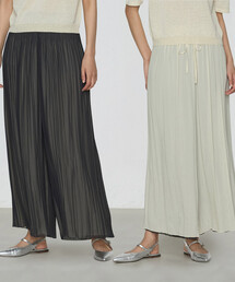 シフォン×シャンブレーカッセン リバーシブルパンツ