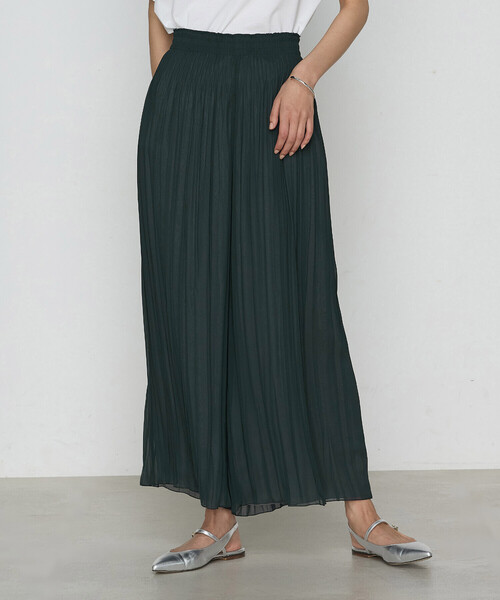 K.T KIYOKO TAKASE(キヨコタカセ)の「シフォン×シャンブレーカッセン リバーシブルパンツ(その他パンツ・レディース・グリーン/ブラック/チャコール/ネイビー/グリーン系その他/グレー系その他2・9号/7号)」の7枚目の写真