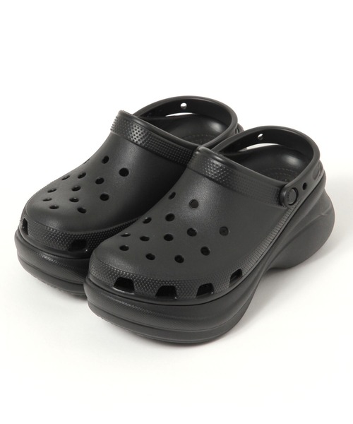 【美品】crocs クロックス クラシック ベイ クロッグ 厚底 サンダル 27 crocs サンダル クロックス クラシック ベイ クロッグ ウィメン