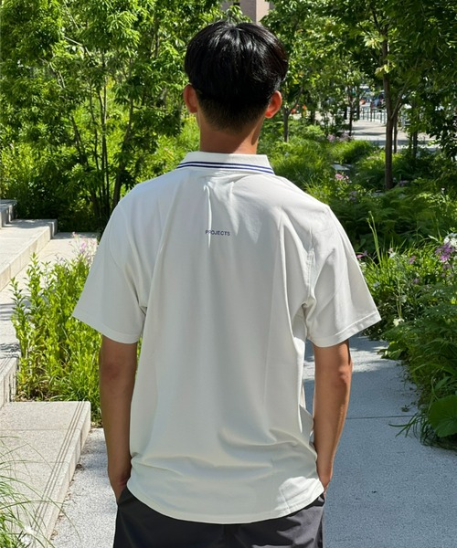 Rivvia PROJECTS(リヴィアプロジェクツ)の「【Rivvia PROJECTS】RPL SS POLO(ポロシャツ・メンズ・ホワイト/ブラック・LARGE/MEDIUM)」の4枚目の写真