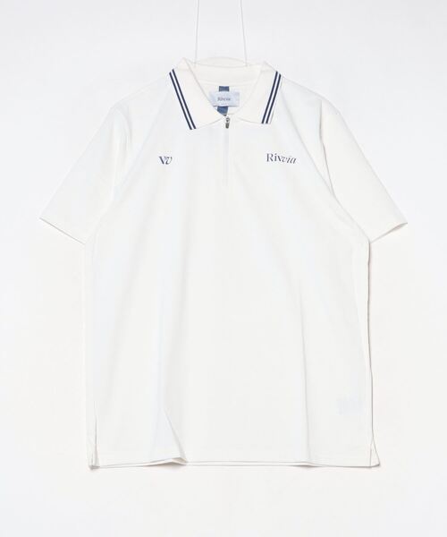 Rivvia PROJECTS(リヴィアプロジェクツ)の「【Rivvia PROJECTS】RPL SS POLO(ポロシャツ・メンズ・ホワイト/ブラック・LARGE/MEDIUM)」の6枚目の写真