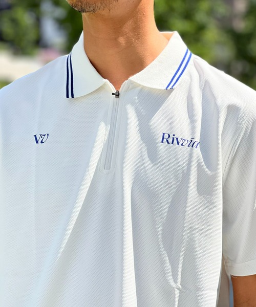 Rivvia PROJECTS(リヴィアプロジェクツ)の「【Rivvia PROJECTS】RPL SS POLO(ポロシャツ・メンズ・ホワイト/ブラック・LARGE/MEDIUM)」の5枚目の写真