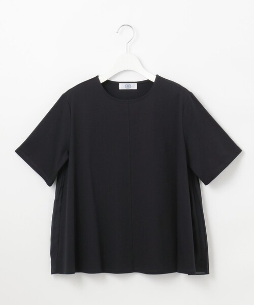 J.PRESS(ジェイプレス)の「【洗える】コットンスムース バック プリーツ カットソー(Tシャツ/カットソー・レディース・ネイビー系/ピーコックグリーン系/ホワイト系/ライトグレー系・T15/T13)」の18枚目の写真