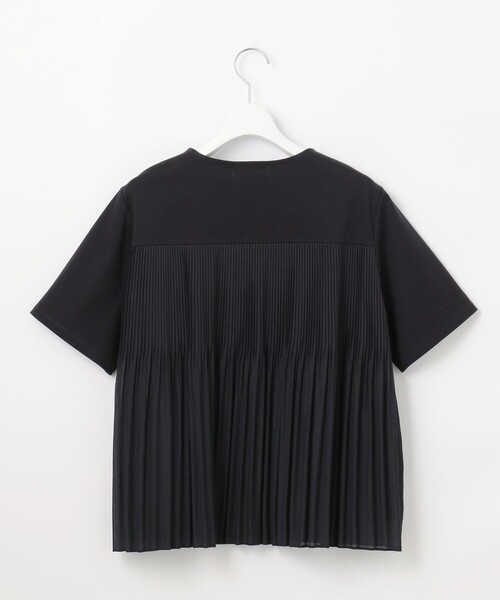 J.PRESS(ジェイプレス)の「【洗える】コットンスムース バック プリーツ カットソー(Tシャツ/カットソー・レディース・ネイビー系/ピーコックグリーン系/ホワイト系/ライトグレー系・T15/T13)」の19枚目の写真