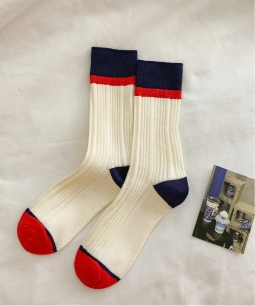 Burner（バーナー）の「【OKUOKU　0909】マルチカラー アソート　ソックス oku-socks-g1-5（ソックス/靴下・レディース・ブラック/ホワイト/ベージュ/オレンジ/ホワイト系その他2/ホワイト系その他3/ホワイト系その他4/ホワイト系その他5/ピンク系その他3/ピンク系その他4/レッド系その他3/グリーン系その他2/ブルー系その他2/ブラック系その他5/ブラウン系その他4/ライトグリーン/ブルー/パープル系その他2/パープル系その他3/ブルー系その他3/グリーン・FREE）」の5枚目の写真