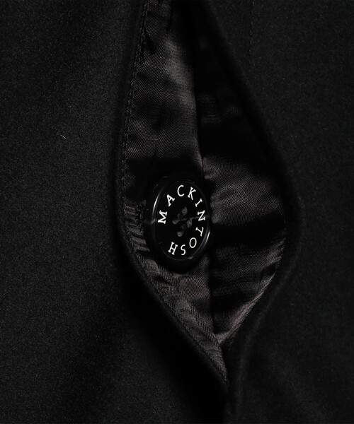 Mackintosh（マッキントッシュ）の「【別注】MACKINTOSH / BALFIELD ライトメルトン ラグランスリーブ バルカラーコート（その他アウター・メンズ・ブラック・38/36/34/40）」の4枚目の写真