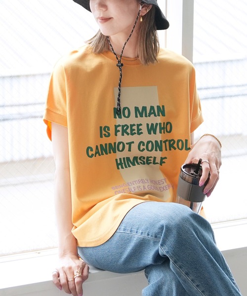 tシャツ 「接触冷感」ラウンドヘムTシャツ レディース セール】【接触冷感】ラウンドヘムチュニックロゴTシャツ（T