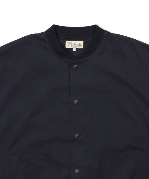 【極美品】AUBERGE STEPHANE シアサッカー ブルゾン 38 シアサッカー スウィングトップ（その他ブルゾン／アウター