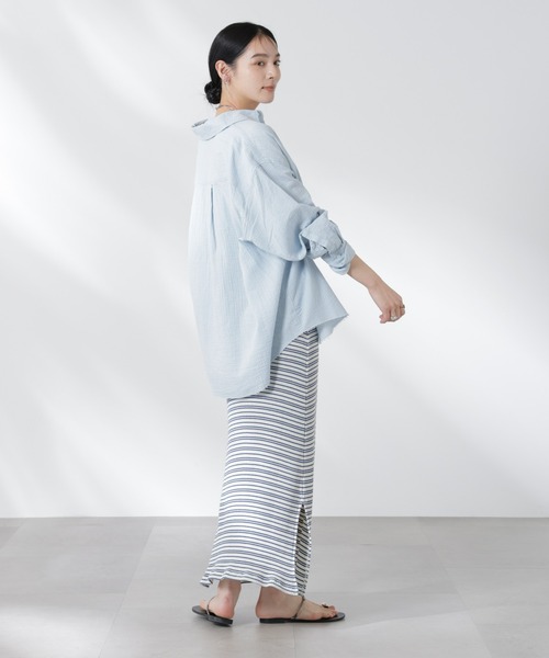 RITA ROW(リタロウ)の「RITA ROW/DURAZNO SKIRT(スカート・レディース・ブルー・M)」の8枚目の写真