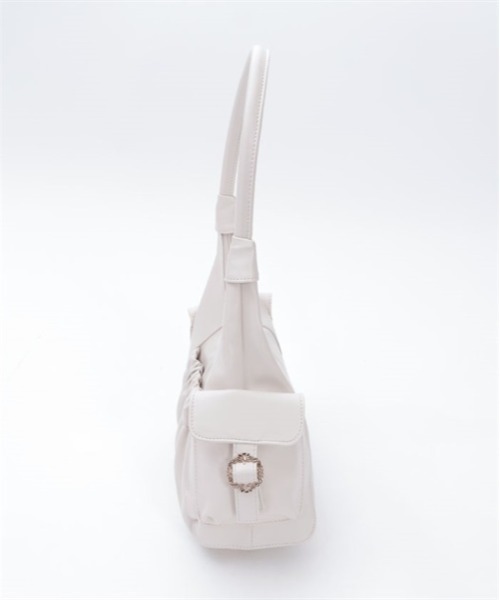 axes femme（アクシーズファム）の「サイドポケットギャザートート（トートバッグ・レディース・ブラック/キナリ・FREE）」の22枚目の写真