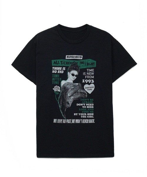 ROSE BUD(ローズバッド)の「Women T-shirts(Tシャツ/カットソー・レディース・ホワイト/ブラック・ONE SIZE)」の2枚目の写真