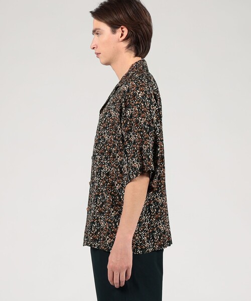 m's braque(エムズブラック)の「【別注】m's braque レーヨン オープンカラー ハーフスリーブシャツ(シャツ/ブラウス・メンズ・ブラウン・38/36)」の9枚目の写真