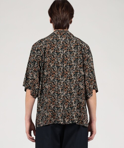 m's braque(エムズブラック)の「【別注】m's braque レーヨン オープンカラー ハーフスリーブシャツ(シャツ/ブラウス・メンズ・ブラウン・38/36)」の8枚目の写真