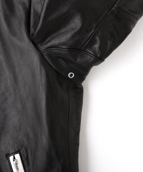 Schott/ショット/NOCOLLAR RACING JACKET/ノーカラー レーシング