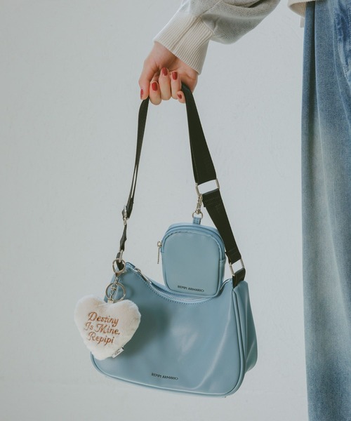 repipi armario(レピピ アルマリオ)の「【2WAY】ポーチツキショルダーバッグ(ショルダーバッグ・キッズ・アイボリー/シルバー/ブラック/ブルー・FREE)」の3枚目の写真