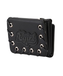X-girl(GbNXK[)FAUX LEATHER PATCH WALLET(z)
