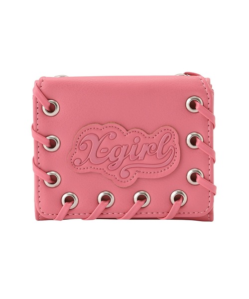 FAUX LEATHER PATCH WALLET（財布）｜X-girl（エックスガール