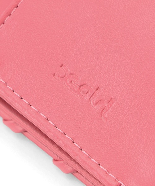 X-girl(エックスガール)の「FAUX LEATHER PATCH WALLET(財布・レディース・ピンク/ブラック・ONE SIZE)」の11枚目の写真