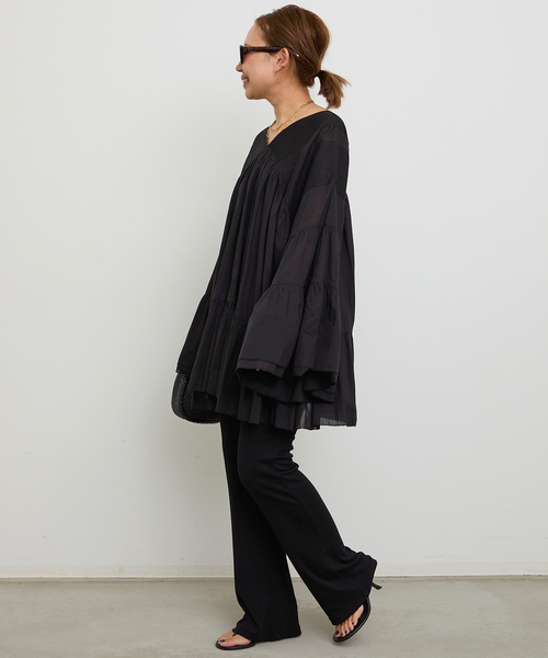 きしべです。Deuxieme Classe Rayon リブパンツ Rayon リブパンツ（その他パンツ）｜Deuxieme Classe