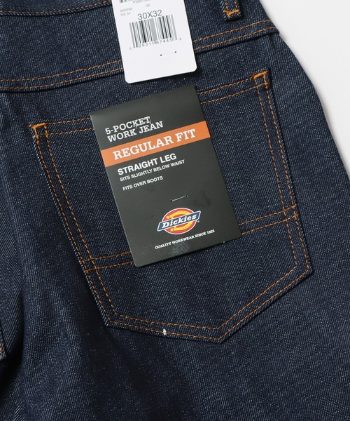 Dickies(ディッキーズ)の「Dickies/ディッキーズ REGULAR STRAIGHT FIT 5-POCKET DENIM JEANS デニムパンツ(デニムパンツ・メンズ・ライトブルー・32/30/34)」の15枚目の写真