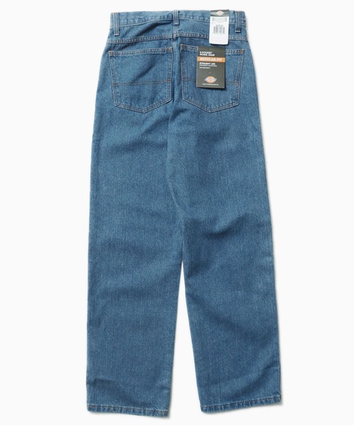 Dickies(ディッキーズ)の「Dickies/ディッキーズ REGULAR STRAIGHT FIT 5-POCKET DENIM JEANS デニムパンツ(デニムパンツ・メンズ・ライトブルー・32/30/34)」の3枚目の写真