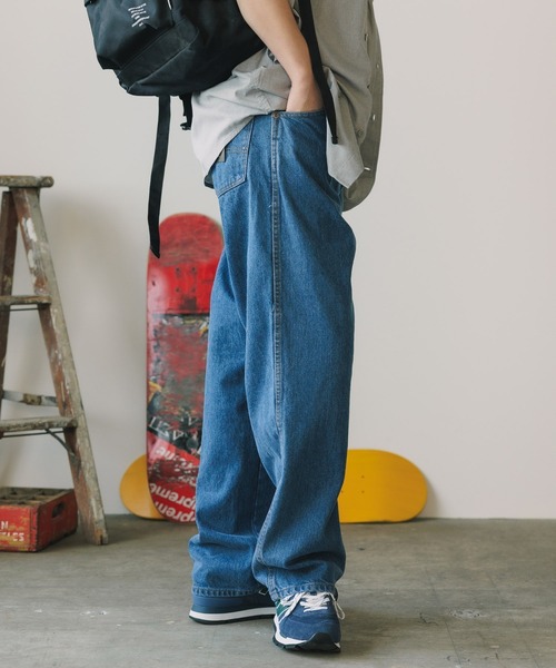 Dickies(ディッキーズ)の「Dickies/ディッキーズ REGULAR STRAIGHT FIT 5-POCKET DENIM JEANS デニムパンツ(デニムパンツ・メンズ・ライトブルー・32/30/34)」の7枚目の写真