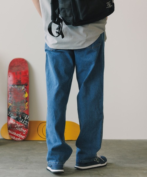 Dickies(ディッキーズ)の「Dickies/ディッキーズ REGULAR STRAIGHT FIT 5-POCKET DENIM JEANS デニムパンツ(デニムパンツ・メンズ・ライトブルー・32/30/34)」の8枚目の写真