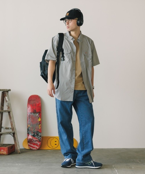 Dickies(ディッキーズ)の「Dickies/ディッキーズ REGULAR STRAIGHT FIT 5-POCKET DENIM JEANS デニムパンツ(デニムパンツ・メンズ・ライトブルー・32/30/34)」の9枚目の写真