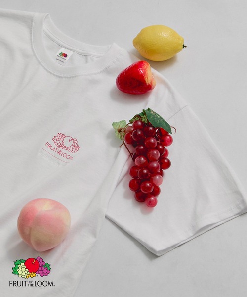 FRUIT OF THE LOOM(フルーツオブザルーム)の「【FRUIT OF THE LOOM×LE CERCLE】別注/ロゴTシャツ(Tシャツ/カットソー・レディース・グレー系その他/ブラック系その他/ホワイト系その他・FREE)」の1枚目の写真