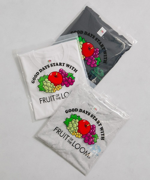 FRUIT OF THE LOOM(フルーツオブザルーム)の「【FRUIT OF THE LOOM×LE CERCLE】別注/ロゴTシャツ(Tシャツ/カットソー・レディース・グレー系その他/ブラック系その他/ホワイト系その他・FREE)」の4枚目の写真