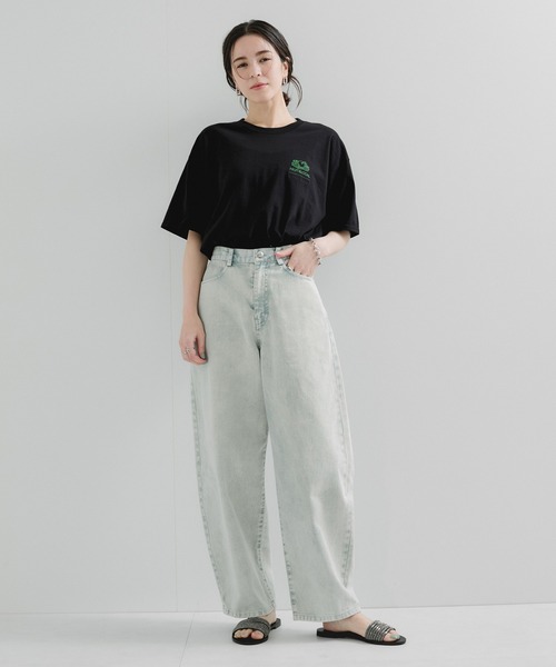 FRUIT OF THE LOOM(フルーツオブザルーム)の「【FRUIT OF THE LOOM×LE CERCLE】別注/ロゴTシャツ(Tシャツ/カットソー・レディース・グレー系その他/ブラック系その他/ホワイト系その他・FREE)」の5枚目の写真