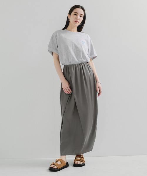 FRUIT OF THE LOOM(フルーツオブザルーム)の「【FRUIT OF THE LOOM×LE CERCLE】別注/ロゴTシャツ(Tシャツ/カットソー・レディース・グレー系その他/ブラック系その他/ホワイト系その他・FREE)」の6枚目の写真