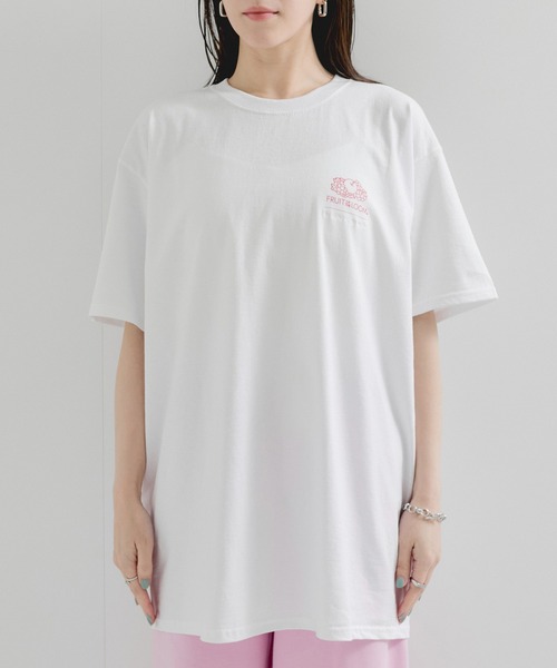 FRUIT OF THE LOOM(フルーツオブザルーム)の「【FRUIT OF THE LOOM×LE CERCLE】別注/ロゴTシャツ(Tシャツ/カットソー・レディース・グレー系その他/ブラック系その他/ホワイト系その他・FREE)」の11枚目の写真