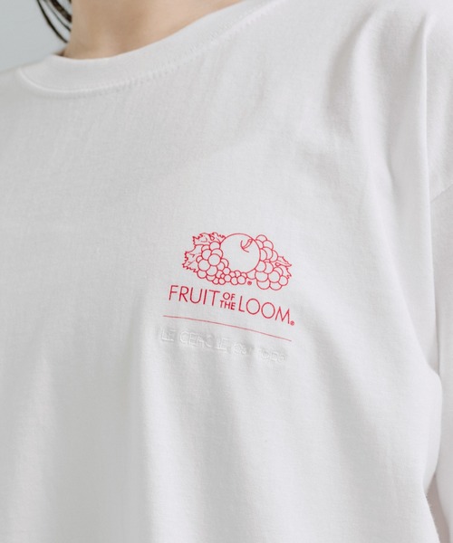 FRUIT OF THE LOOM(フルーツオブザルーム)の「【FRUIT OF THE LOOM×LE CERCLE】別注/ロゴTシャツ(Tシャツ/カットソー・レディース・グレー系その他/ブラック系その他/ホワイト系その他・FREE)」の16枚目の写真
